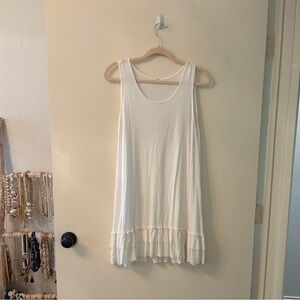 Easel Cream Mini Dress